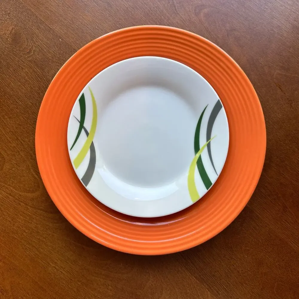 Vintage Prima Tavola Porcelain Salad Dessert Plates 7.5